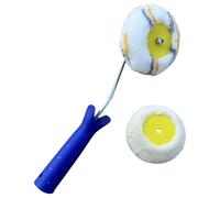 Rouleau de peinture angulaire - Poils de poils denses Edger, Outil de Handy Edge | Rouleau de peinture pour et bords, outil de revêtement faire -da -te, brosse de poignée pratique, rouleau de r