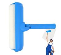 Rouleau de peinture de plafond - Brosse de peinture sans goutte pour plafonds, brosse de peinture de plafond avec bouclier pour la précision | Rouleau de plafond réglable pour une finition lisse