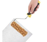 Rouleau de peinture de texture, rouleau en caoutchouc décoratif 16 cm/6.3 pouces, Rouleaus de peinture texturée,brosse de rouleaus de peintures de modèle avec des murs de poignée peintures