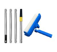 Rouleau de peinture durable avec technologie de protection anti-éclaboussures à tête interchangeable pour murs, plafonds, meubles, brosse réutilisable pour projet