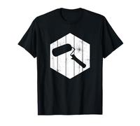 Rouleau de peinture Esquisse peintre en bâtiment T-Shirt