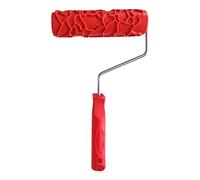 Rouleau de peinture léger avec motif et poignée - 18 cm - Outil de peinture à texture en relief pour décoration murale