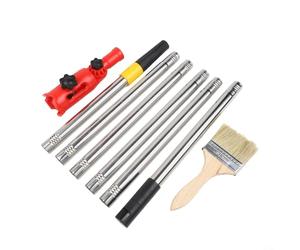 Rouleau de peinture multi-angle 1 7 m pour peindre les murs, plafonds, coins et escaliers, six sections filetées à vis pour un assemblage facile