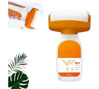 Rouleau de peinture murale tout-en-un pour réparation murale, petit pinceau à peinture murale, petit pinceau à rouleau, outil de réparation murale, pinceau pour enlever les graffitis (blanc)