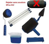 Rouleau de Peinture - PAINT RUNNER PRO - Réservoir - Anti goutte - Kit complet - Bleu