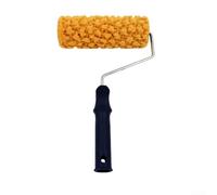 Rouleau de peinture professionnel pour texture murale avec motif algues éponges, cadre en acier inoxydable, poignée ergonomique pour une application contrôlée (M90)