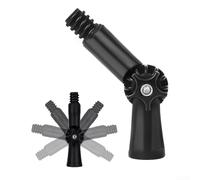 Rouleau de peinture rotatif à 180° pour manche télescopique ou mât, joint en plastique pour outils d'extension pour projets de peinture et de nettoyage