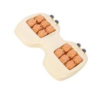 Rouleau de pied - Outil de massage double portable, rouleau de pieds avec perles magnétiques, pour soins de la voûte plantaire, relaxation, voyage, travail, quotidien