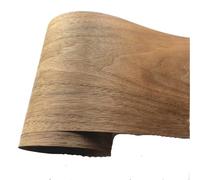 Rouleau de placage de bois Rouleau de placage noyer noir fin, 22 x 270 cm, panneau décoratif en bois massif, fait à la main, for réparation haut-parleurs(1roll)