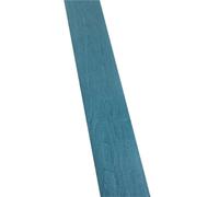 Rouleau de placage de bois Rouleaux de placage décoratif en bois massif d'érable teinté (sans tissu non tissé) L: 2,5 mètres l: 18 cm T: 0,4 mm(Gem Blue)