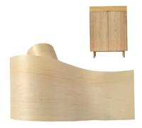 Rouleau de placage en bois, feuille de placage en bois, panneaux naturels flexibles 8 pouces x 8 pieds pour les amateurs bricolage, les menuisiers et la restauration meubles, panneaux