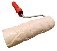 Rouleau de plâtre mural ciment imprimé pierre roche décorative TEXTURE ROLLER, modèle « Ardoise », 20 x 7 cm environ