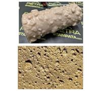 Rouleau de plâtre mural ciment imprimé pierre roche décorative TEXTURE ROLLER, modèle "Chianca", 18 x 9 cm environ