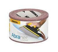Mirka Abranet rouleau abrasif auto-agrippant 75 mm x 10 m | Maille micro-perforée pour moins de poussière compatible ponceuses bois mastic peinture plastique efficacité prolongée