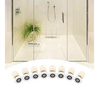 Rouleau de Porte de Douche, Poulie de Porte de Douche avec Une Large compatibilité, Roue de Porte de Douche de Diamètre en Option pour Une Expérience de Salle de Bain et de