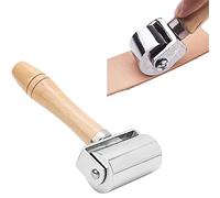 Rouleau de Presse en Cuir, Colle en Cuir Outils Rouleau, Outils Rouleau à Coller en Cuir, Rouleau de Presse en Cuir Avec Rouleau de Pression de Poignée en Bois, pour Outil de Soudage