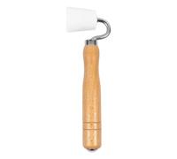 Rouleau de Pression à Manche en Bois pour Papier Peint Blanc | Outil de Chantier, Roue à Roulements, Adhérence Renforcée, Joints Plats, Déco Maison et Auto