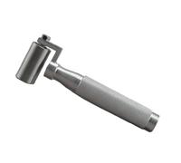 Rouleau de Pression Acier Inoxydable pour Joints de Papier Peint | Conception à Double Roulement, Usage Simple et Rangement Facile, Finition Argentée pour Travaux Soignés