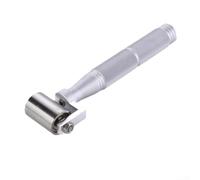 Rouleau de pression en métal pour papier vinyle PVC 40 mm | Construction en acier inoxydable, résistant à l'usure, 40 mm de largeur, poignée texturée antidérapante