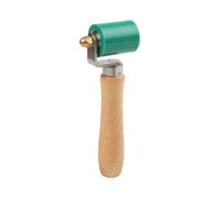 Rouleau de pression en silicone avec poignée en bois pour outils chauffants | Ce rouleau de pression en silicone offre une pression uniforme pour un collage et une finition sans couture.