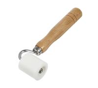 Rouleau de Pression pour Papier Peint à Manche Bois, Acier Inoxydable