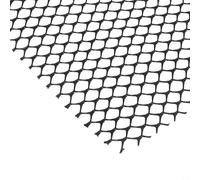 Rouleau de protection de gouttière en PVC pour débris, pour la prévention des feuilles et des branches avec 10 crochets droits pour l'intégrité des tuyaux de descente et de gouttière (18 cm x 8 m)