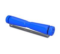 Rouleau de quille en polyuréthane avec Support y Compris Les Embouts Aide à la Mise à l'eau des remorques de Bateaux galvanisé 400 mm (+ EC), Bleu