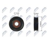 NTY Poulie de renvoi RNK-SB-000 pour courroie trapézoïdale à nervures Subaru Impreza/Forester