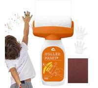 Rouleau de réparation de - Petit rouleau en latex pour intérieurs | mural blanc inodore à base d'eau, comprend du papier de verre et des gants | Set complet