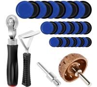 Rouleau de réparation de pneus Kit De Réparation Pneus 33 Pièces Avec Rouleau Grattoir Et Outils Robustes For La Chambres À Air En Caoutchouc Voitures