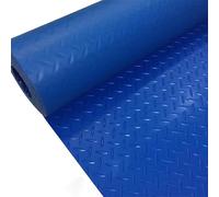 Rouleau de revêtement de sol en caoutchouc | Garage, hangar, atelier, extérieur multicolore de plusieurs tailles(Blue,1.2x15m)