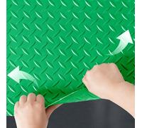 Rouleau de revêtement de sol en caoutchouc, tapis de plaque diamant pour garage et salle de sport, matériau SBR facile à nettoyer, solution de sol durable pour sous les voitures