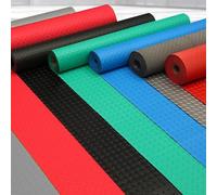 Rouleau De Revêtement De Sol en PVC for Garage, Tapis De Sol Antidérapant, Tapis De Parking Épais Et Imperméable, Résistant À l'usure, for Sols Durs(Blue,1.5x3m/4.9x9.8ft)