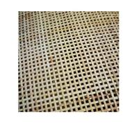 Rouleau de rotin naturel - 50/55 cm - Pour bricolage et bricolage - Motif à carreaux - Matériau écologique pour rangement de chaussures et placards - Idéal pour le bricolage et la décoration