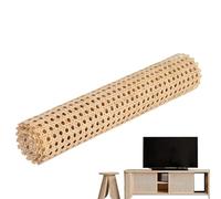Rouleau De Rotin, Rouleau De Tissu De Canne | Canne À Maille Ouverte Tressée | Fournitures De Projet De Foutonnage Imperméables Pour Armoires, Chaises, Plafonds, Meubles, Feuilles De Bande De Cann