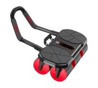 Rouleau de roue abdominale | Roue AB convertible - Roller avec un grand tapis de genou pour l'exercice de déploiement en ABS du noyau | Entraînement musculaire abdominal, commandes coulissantes
