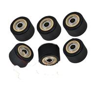 Rouleau De Roue Poussée Pincement 3 Pièces ,Compatible For Mimaki, Roland | CE5000 CAMM Graphtec 120 Liyu Traceur Découpe Vinyle Cutter Alimentation Caoutchouc Cuivre(3pcs 3x11x16mm)