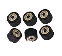 Rouleau De Roue Poussée Pincement 3 Pièces ,Compatible For Mimaki, Roland | CE5000 CAMM Graphtec 120 Liyu Traceur Découpe Vinyle Cutter Alimentation Caoutchouc Cuivre(3pcs 4x10x16mm)
