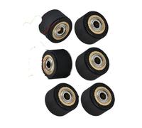 Rouleau De Roue Poussée Pincement 3 Pièces ,Compatible For Mimaki, Roland | CE5000 CAMM Graphtec 120 Liyu Traceur Découpe Vinyle Cutter Alimentation Caoutchouc Cuivre(3pcs 3x11x16mm)