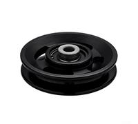 Rouleau de roue usiné CNC pour stations de câble avec corps Al6061 et roulement 6202RS de qualité industrielle (105 mm, rouge)