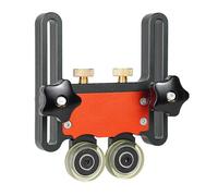 Rouleau de roulement de table pour le travail du bois, poignée de verrouillage étanche, multi-usages, double angle de roulement pour rails en T, absorption des chocs