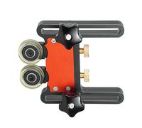 Rouleau de roulement pour le travail du bois - Guide en aluminium durable, chargeur de matériel de roue, compatible avec les planches à plumes, construction robuste | Outil auxiliaire de scie à table