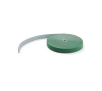 Rouleau de ruban à bouclettes auto-grippantes - 30,5 m - Vert - Gestion des cables - Reutilisable (HKLP100GN) - Fermeture adhésive - 30.48 cm - vert