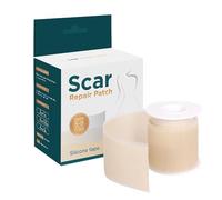 Rouleau de ruban à lisse de peau pour cicatrices, douce et lisse, 9/9 / 9 cm de ruban adhésif en silicone, feuilles de cicatrice en silicone, flexible et non irritant, pour le corps