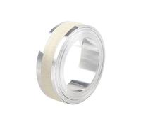Rouleau de ruban adhésif 3D en aluminium pour étiqueteuse compatible avec les étiqueteuses DYMO M1011/M11-1 - 12 mm x 3,65 m