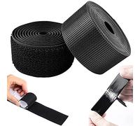 Rouleau de Ruban Adhésif à Crochet et à Boucle Auto-Adhésif,50 mm x 5 mètres Bandes Auto-agrippantes, Adhésif Double Face Extra Fort,pour Fenêtres,Tapis et Rideaux