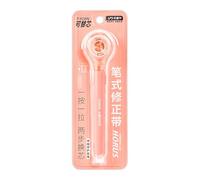 Rouleau de ruban adhésif de correction 6 m x 5 mm pour la note - Ruban blanc rechargeable pour bureau scolaire - Avec le journal