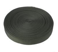 Rouleau de ruban adhésif de jardin en nylon, bande d'entraînement réglable pour plantes et câbles, 2,5 cm x 20 m, sangle de soutien flexible, outil de jardinage vert armée pour treillis (1 pièce)