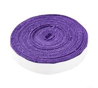Rouleau de ruban adhésif de rechange pour raquette de badminton, raquette de tennis absorbant la transpiration, poignée de squash, poignées antidérapantes en microfibre, long (violet)