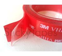 Rouleau de ruban adhésif double face 25 mm x 3 m 3M VHB 4910F